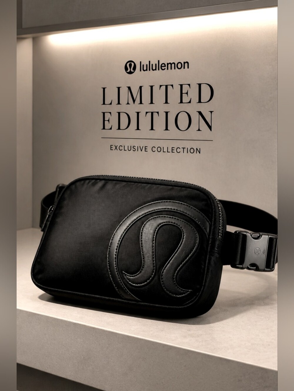 Lululemon Black Everywhere Belt Bag *RARE*